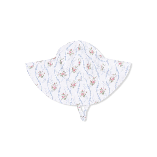 Heirloom Rose Stripe - Wide Brim Sun Hat