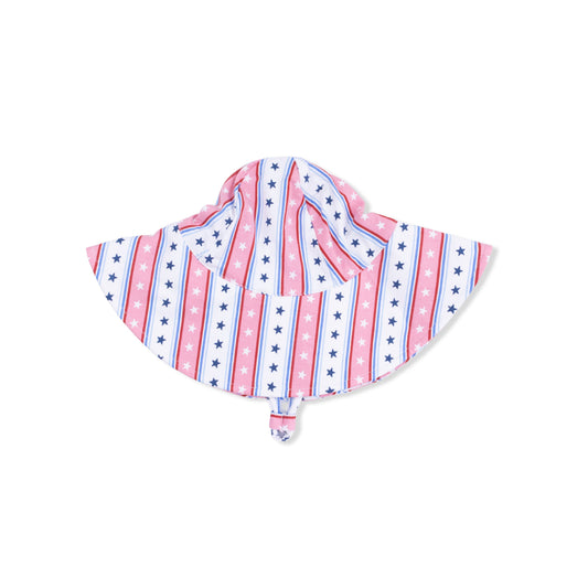 Stars and Stripes - Wide Brim Sun Hat