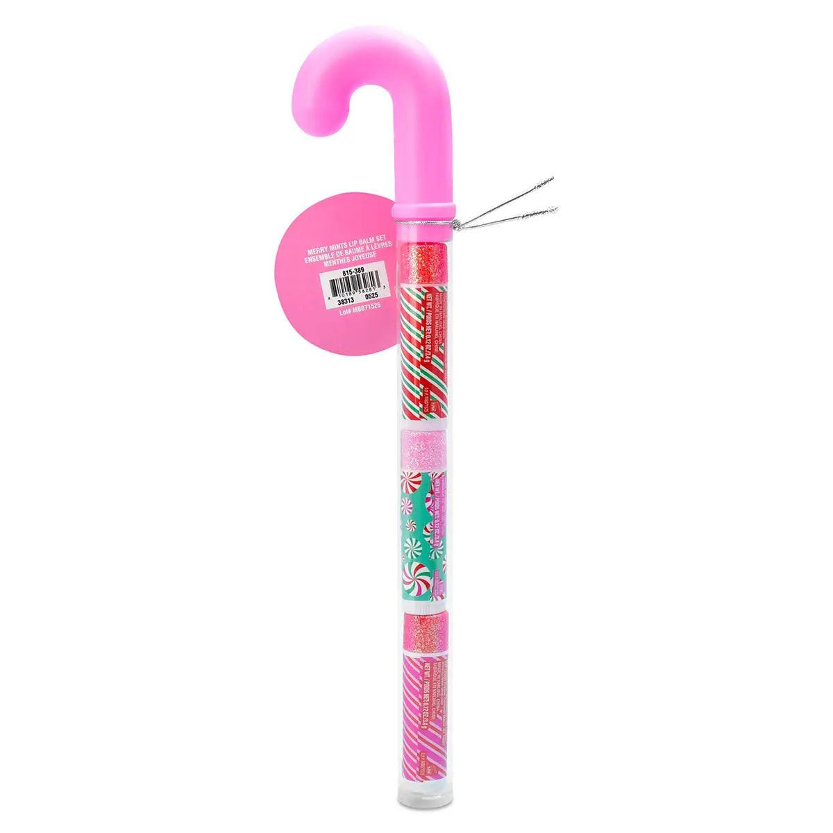 Merry Mints Lip Balm Set – Holiday Candy Cane Tube