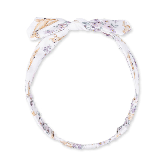 Floral Deer - Knot Headband