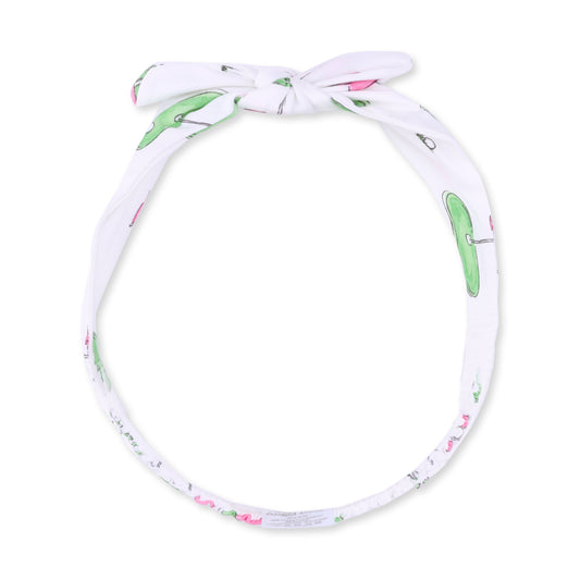 Golf Carts Pink - Knot Headband