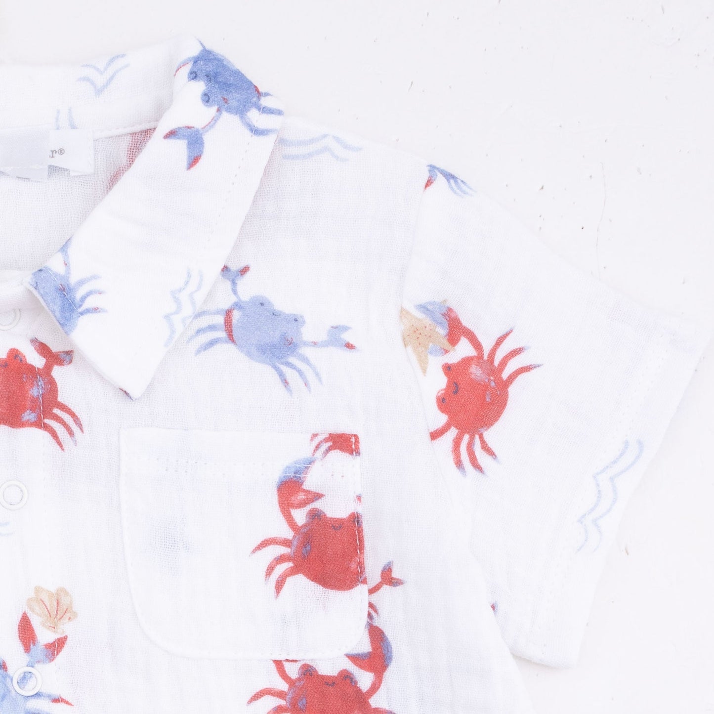 Crayon Crabs - Polo Button Up with Everyday Short