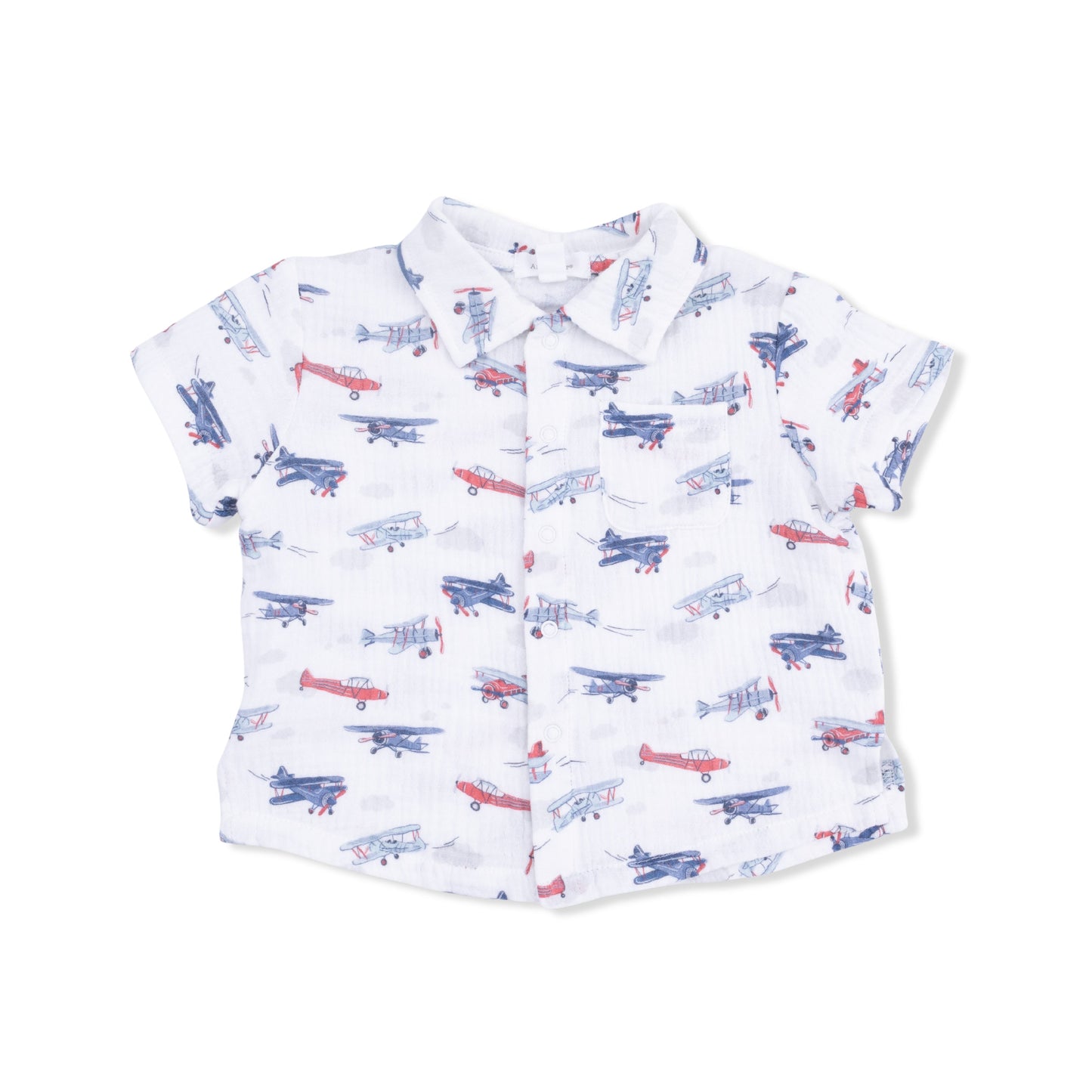 Vintage Planes - Polo Button Up with Everyday Short