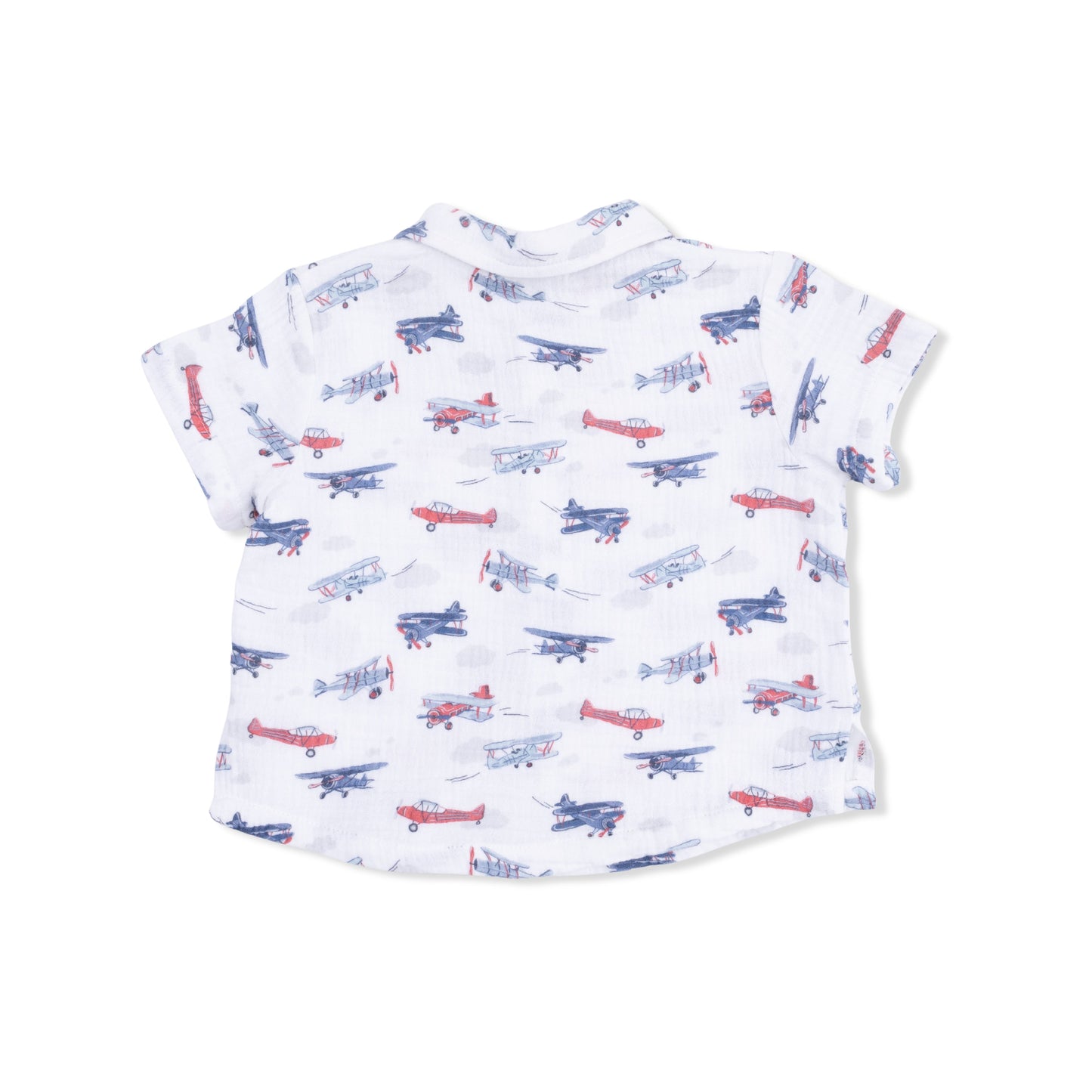 Vintage Planes - Polo Button Up with Everyday Short