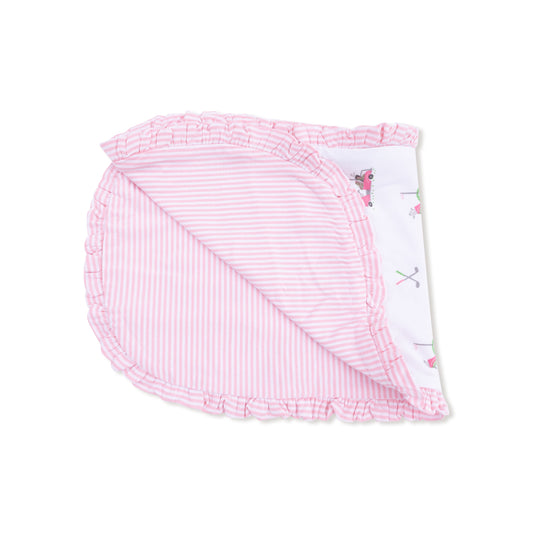 Ruffle Burp Cloth