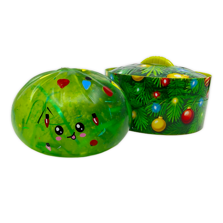 Merry Squishmas Christmas Dumplings – Jelly-Filled Squishy Fidget Toys with Steamer