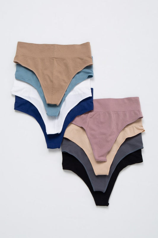 Multicolor Thong Underwear Set