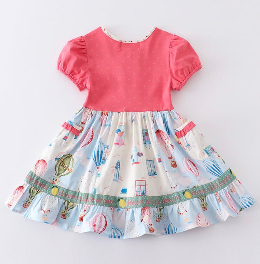 Platinum hot air balloon dress