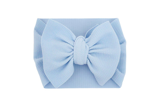 Baby Blue Headwrap Bow