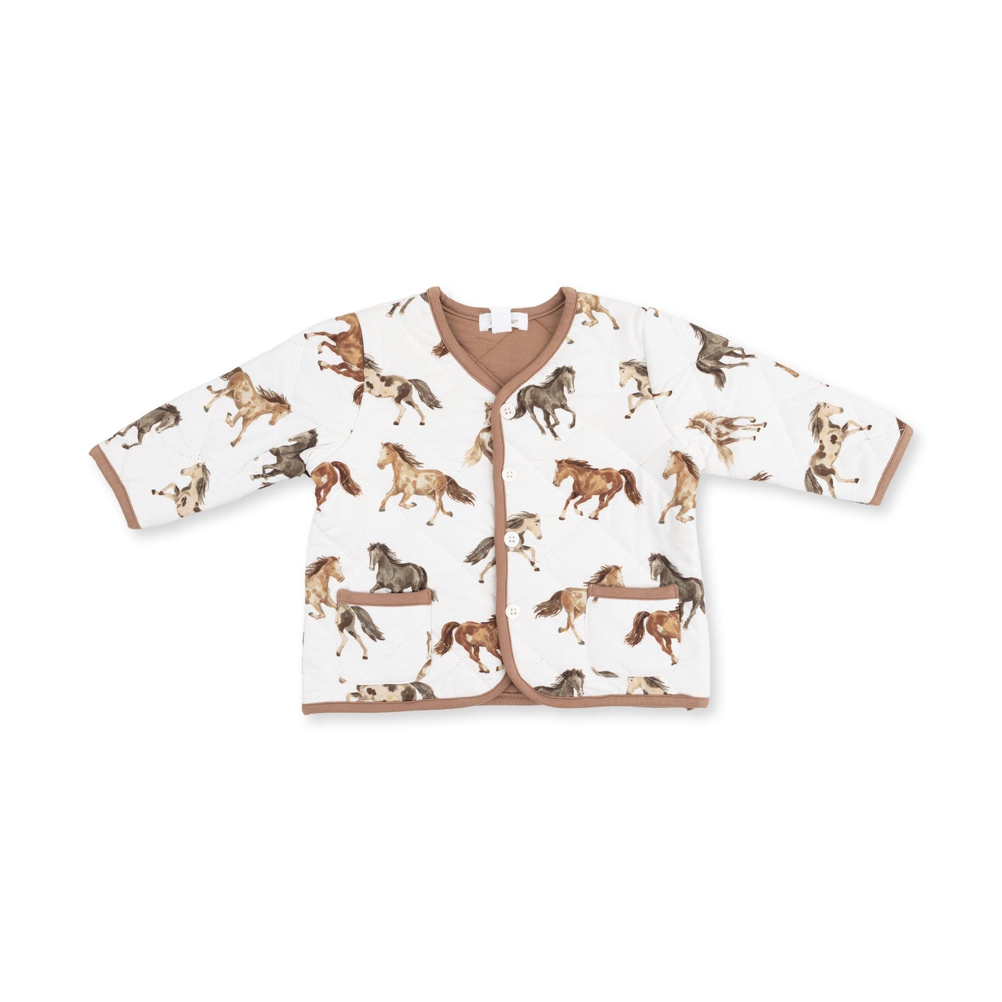 Wild Horses - Quilted V Neck Jacket