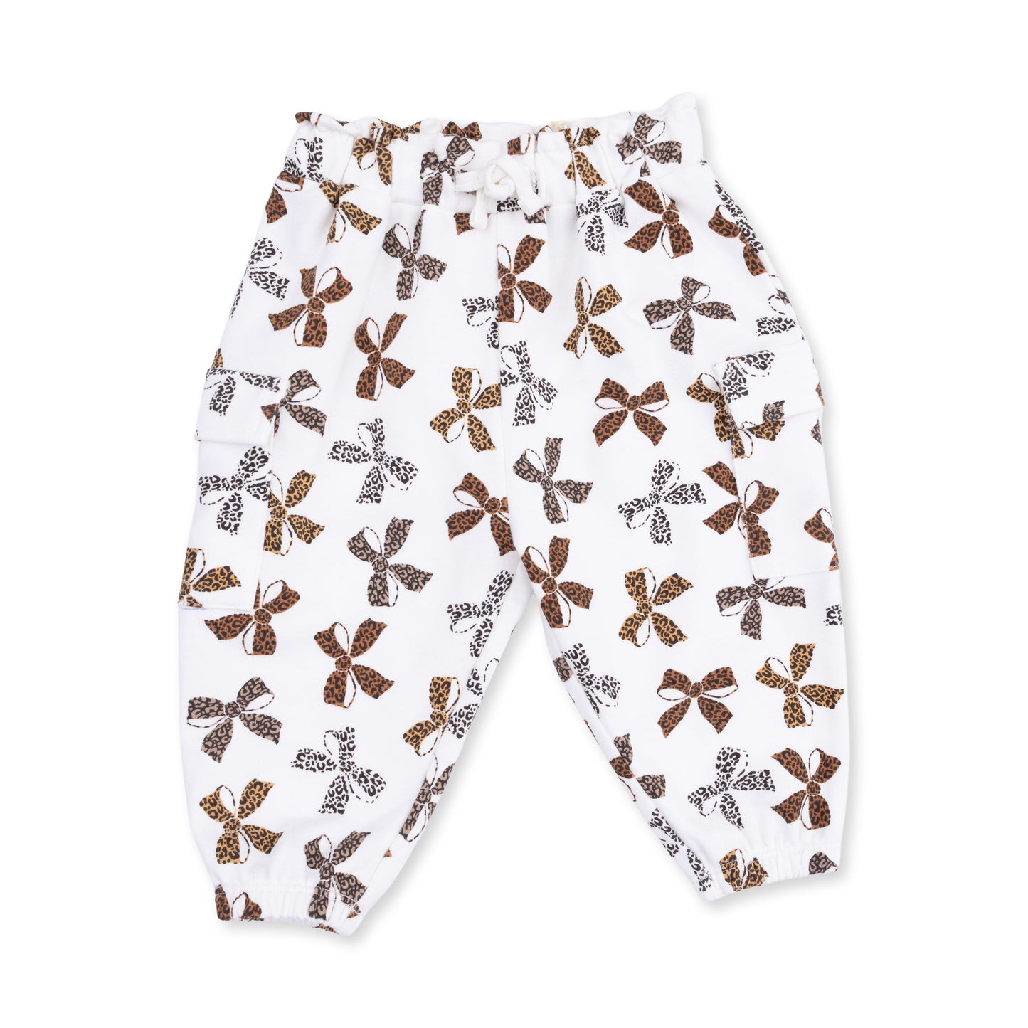 Leopard French Terry - Fashion Cargo Pants