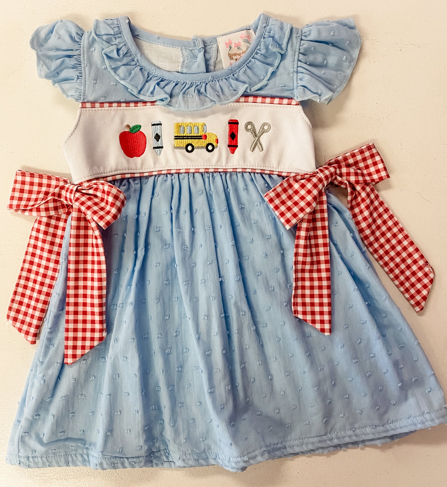 Back to School Swiss Dot Collection | Girls Dress, Girls Short Set & Boys Short Set | Bossier City, LA