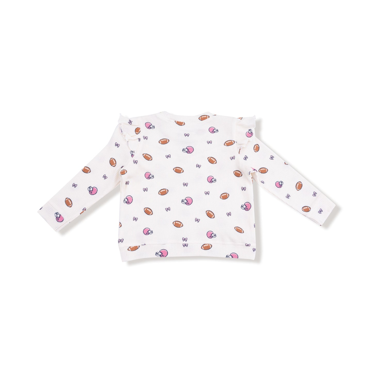 Ruffle Waffle Top and Waffle Flare Pant