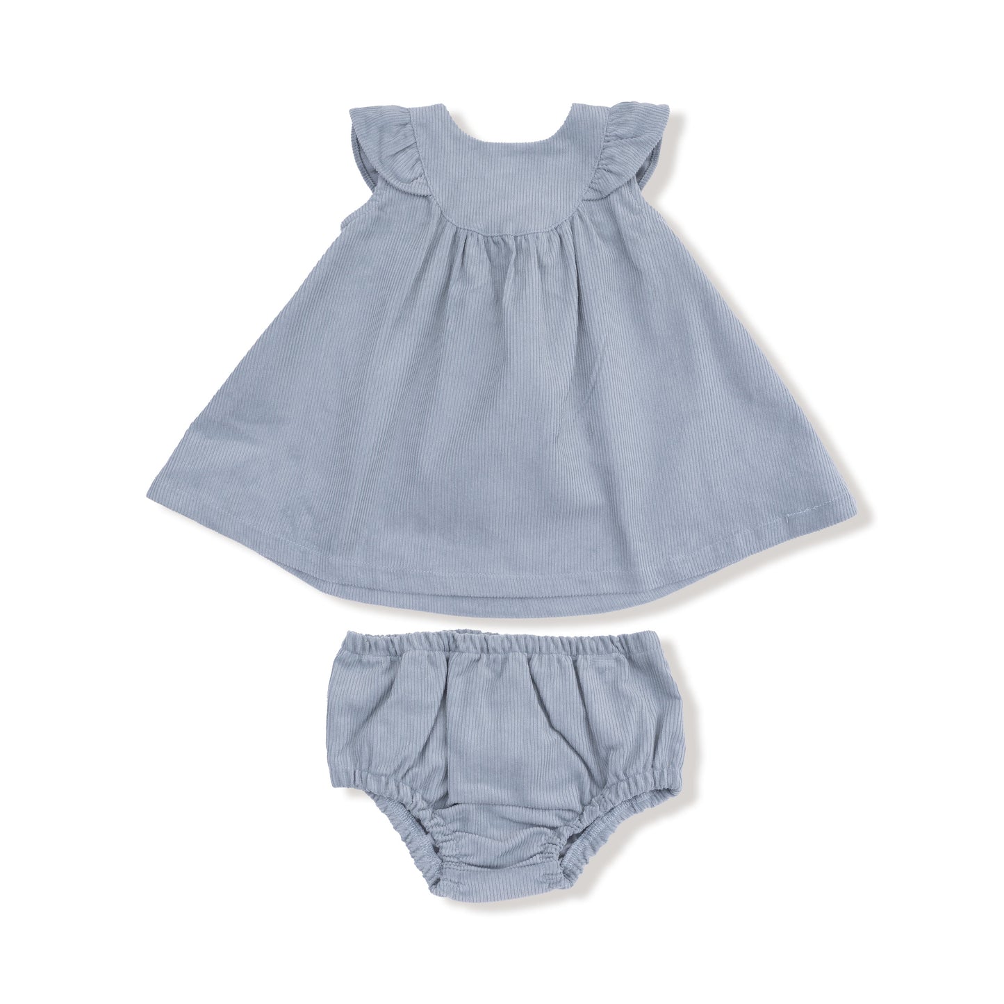 Scoop Yoke with Ruffle Dress + Bloomer
