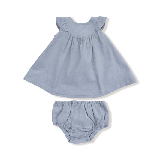 Scoop Yoke with Ruffle Dress + Bloomer