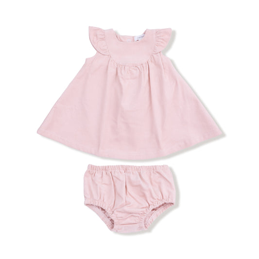 Scoop Yoke with Ruffle Dress + Bloomer