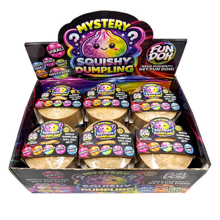 Fun Doh Mystery Dumpling Squishies – Viral Sensory Fidget Toy