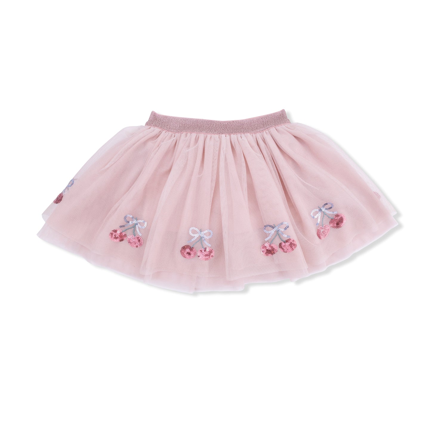 Sweet Bow Cherries - Tutu Skirt with Bike Shorts