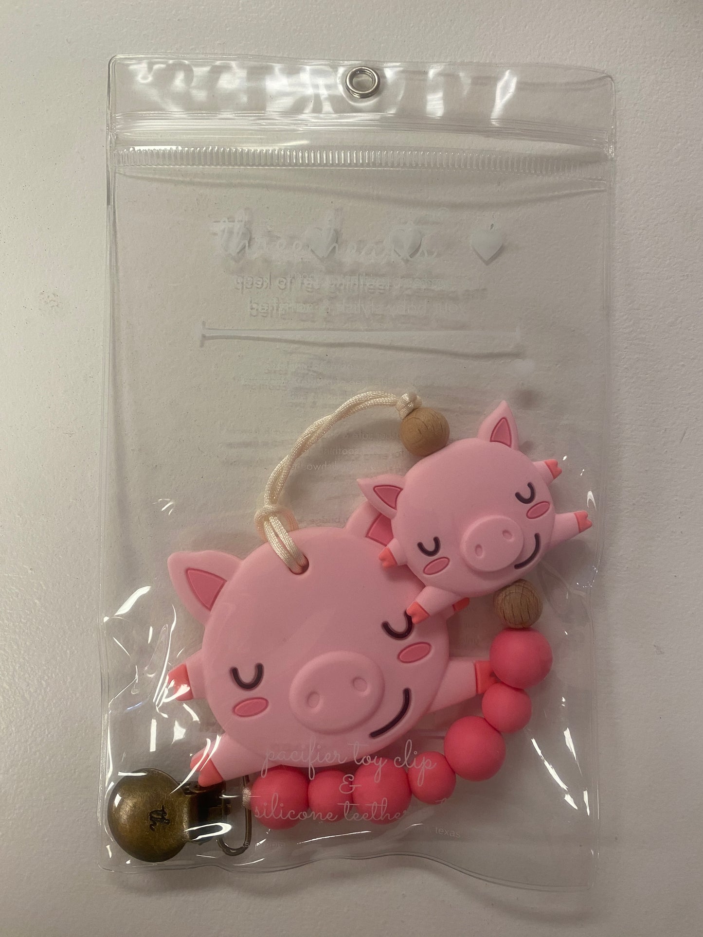 Pacifier Toy Clip & Teether Set