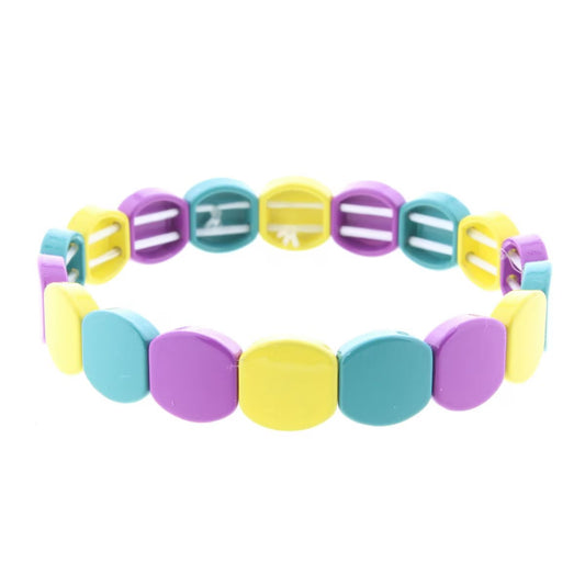 Mardi Gras Stretch Bracelet