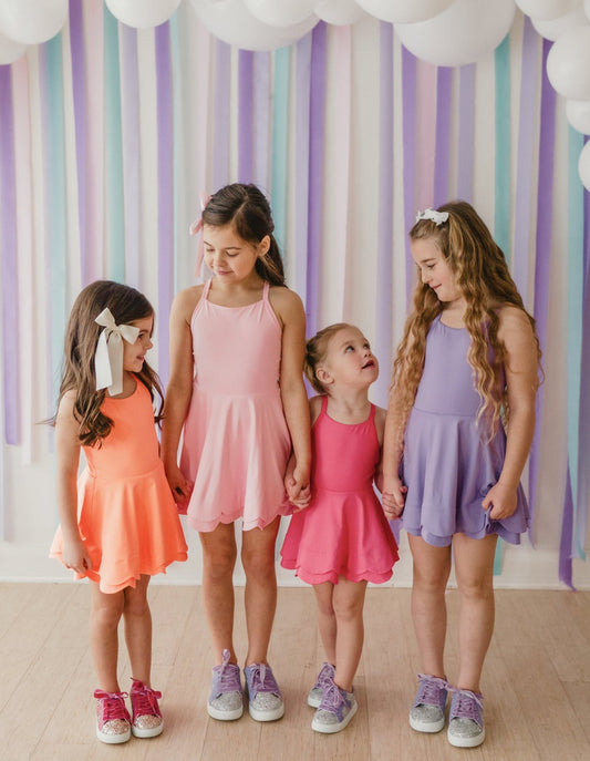 Scallop Athleisure Dress