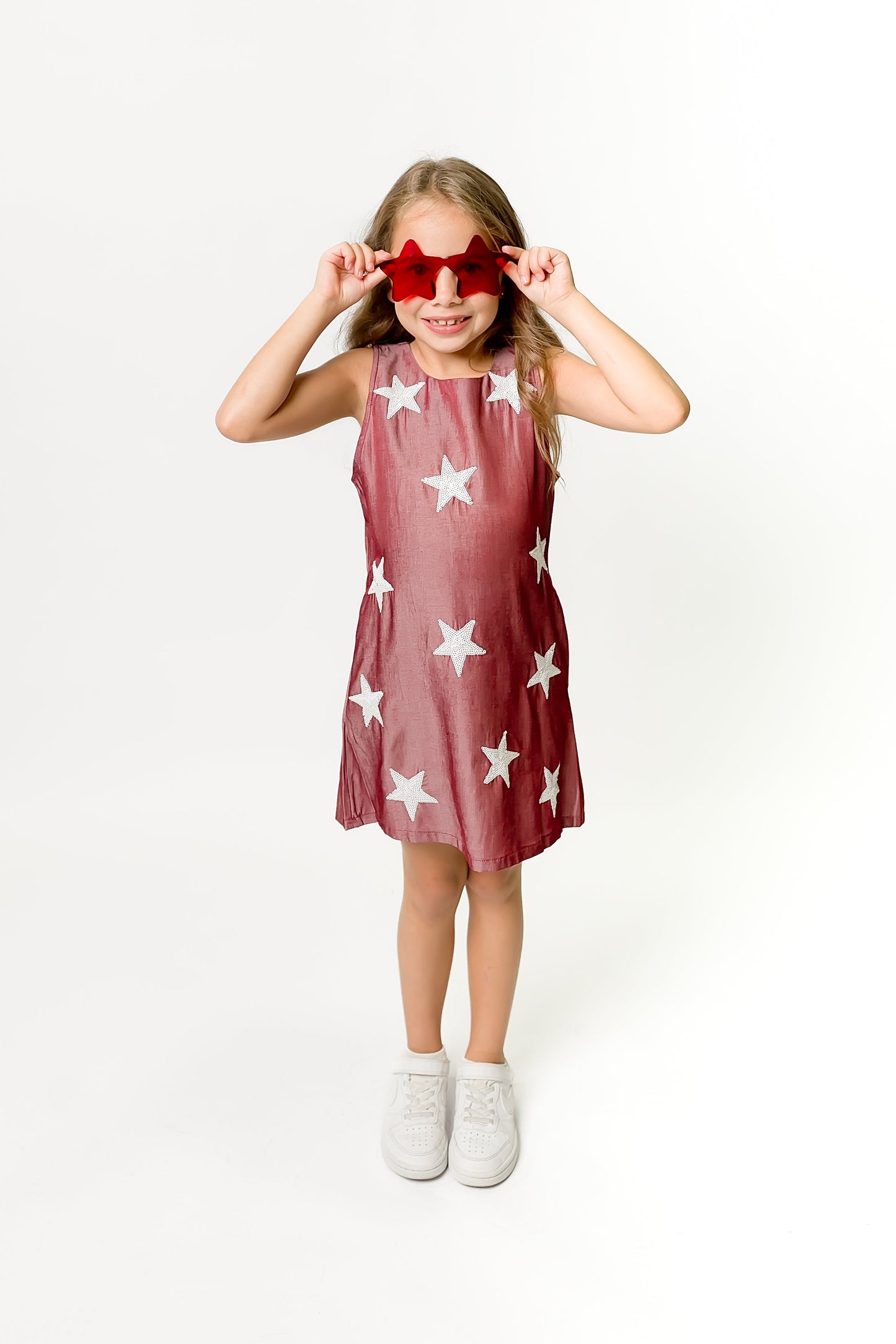 Kids' Starstruck Dress - Maroon