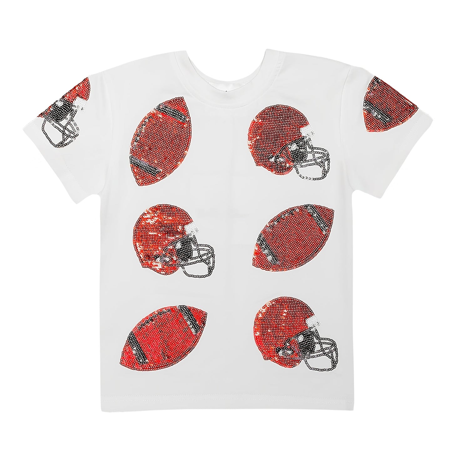 Kids' Football Fever T-Shirt - Black and Red