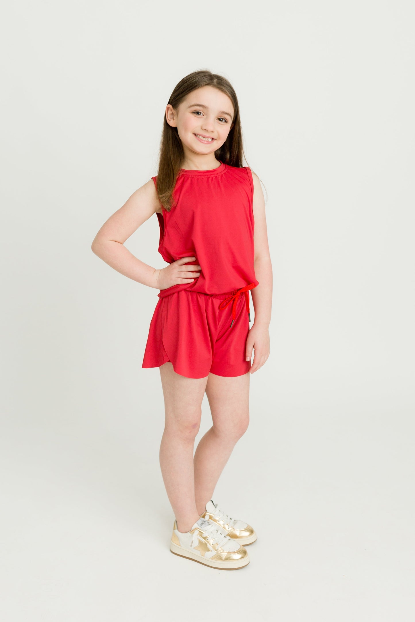 Kids' Red Butterfly Shorts