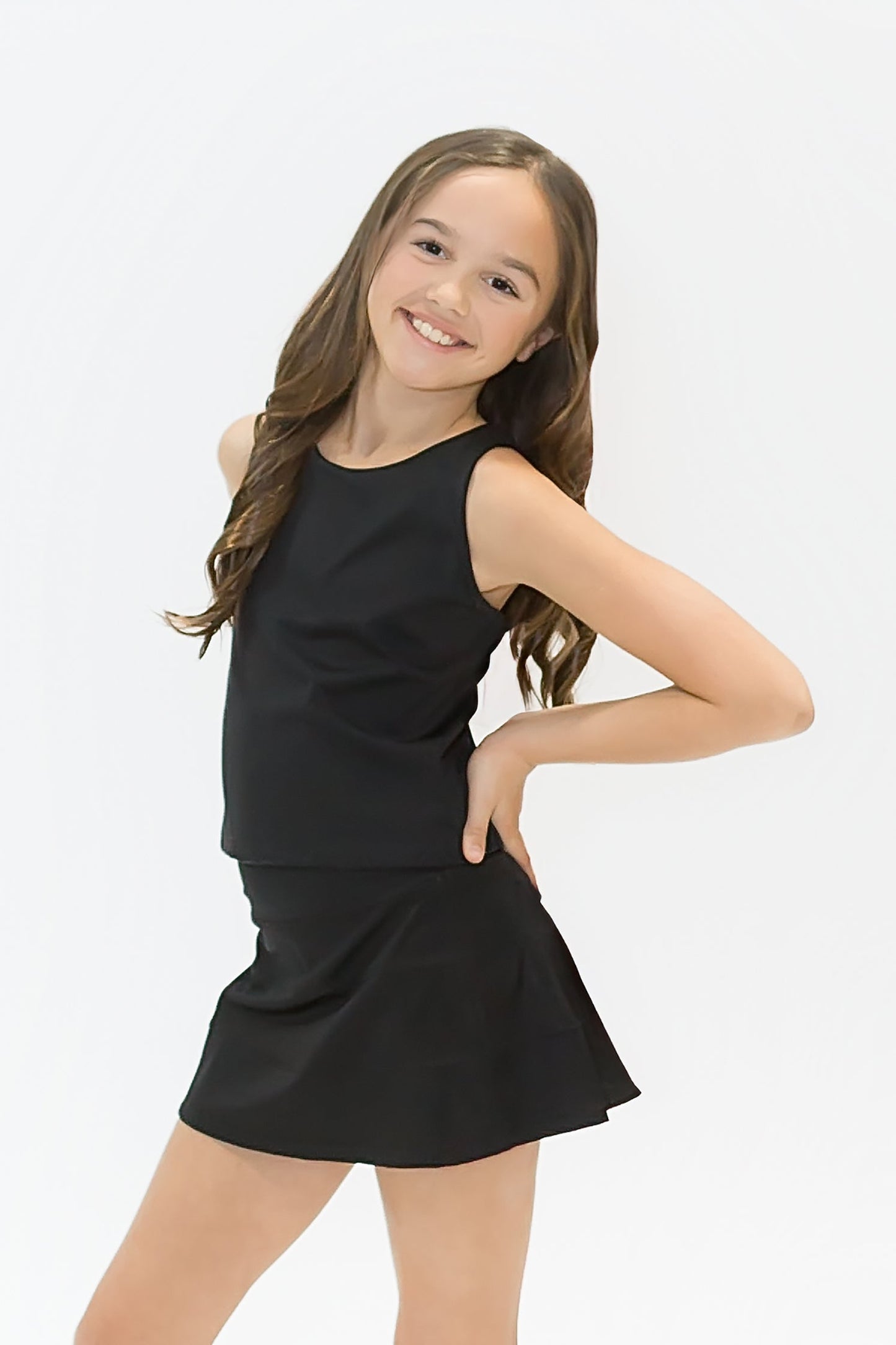 Kids' Razorback Top - Black