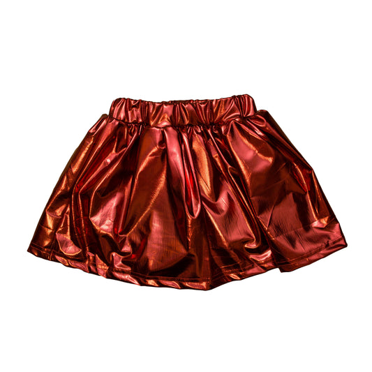 Maroon Metallic Adult Skort