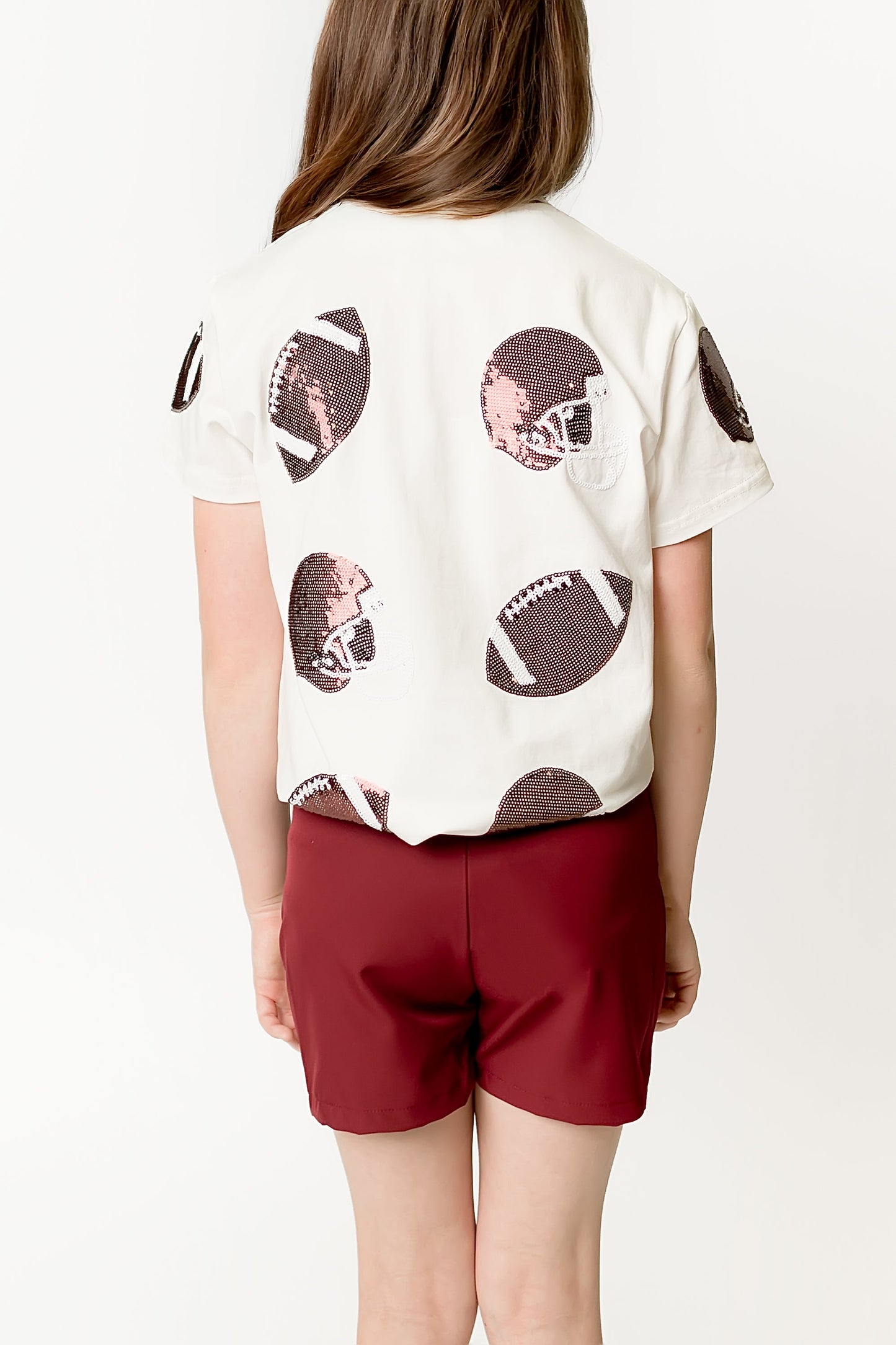 Kids' Football Fever T-Shirt - Maroon