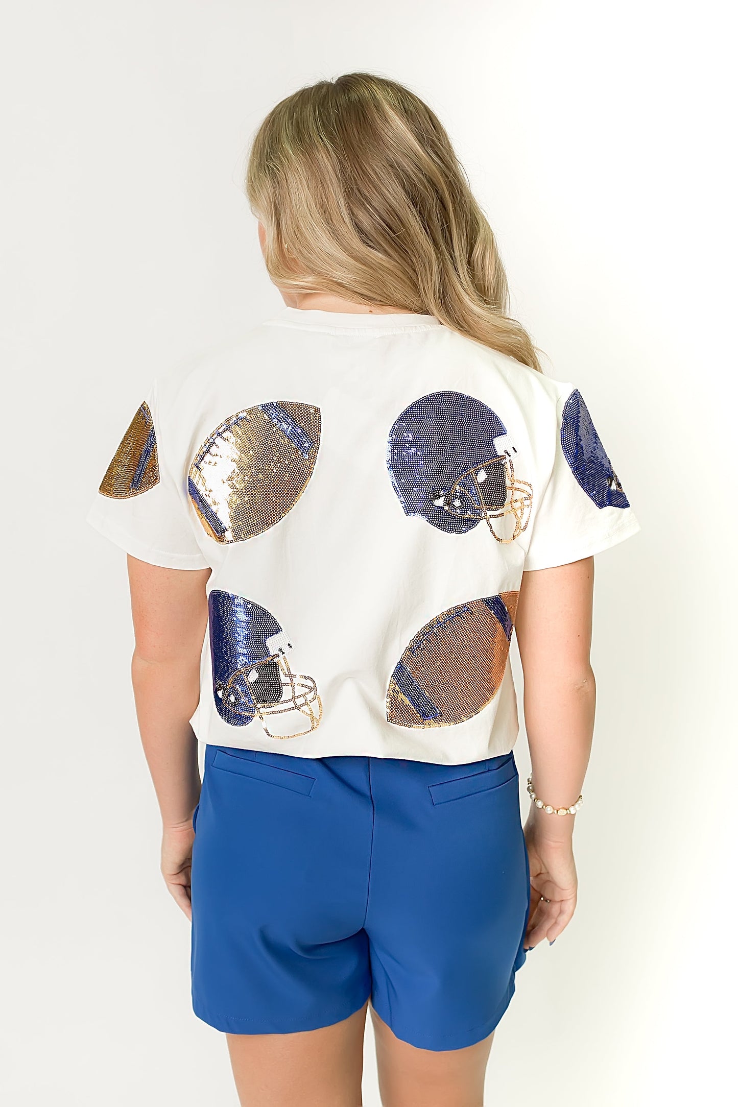 Women's Football Fever - Royal Blue and Gold