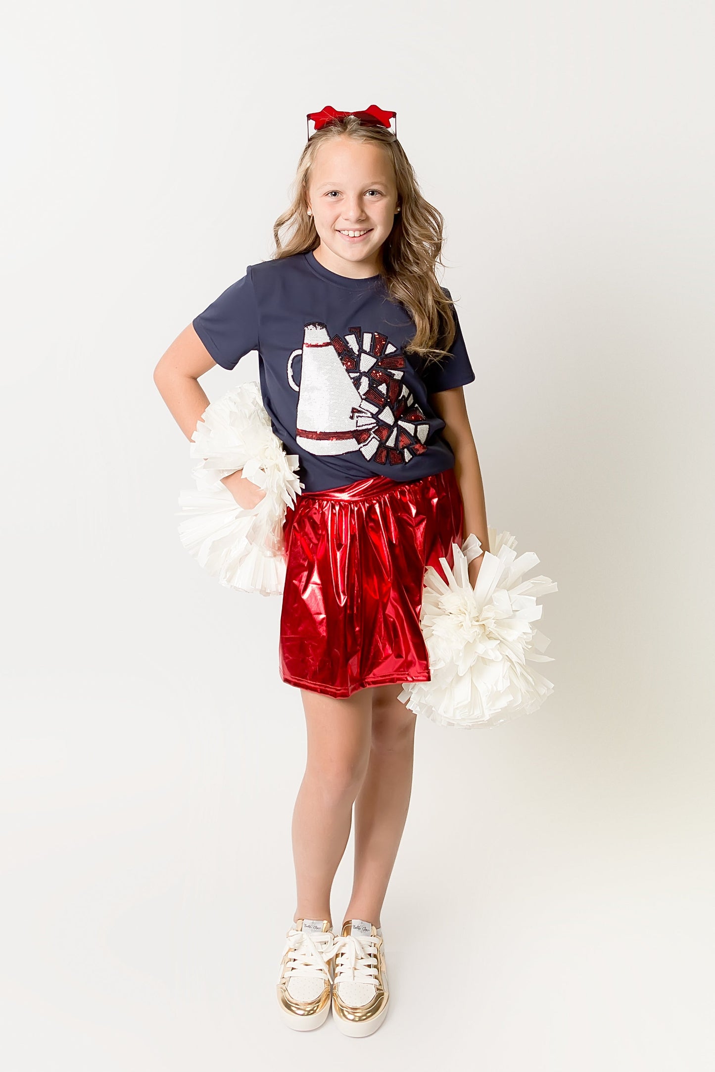 Kids' Megaphone Shirt - Navy and Red