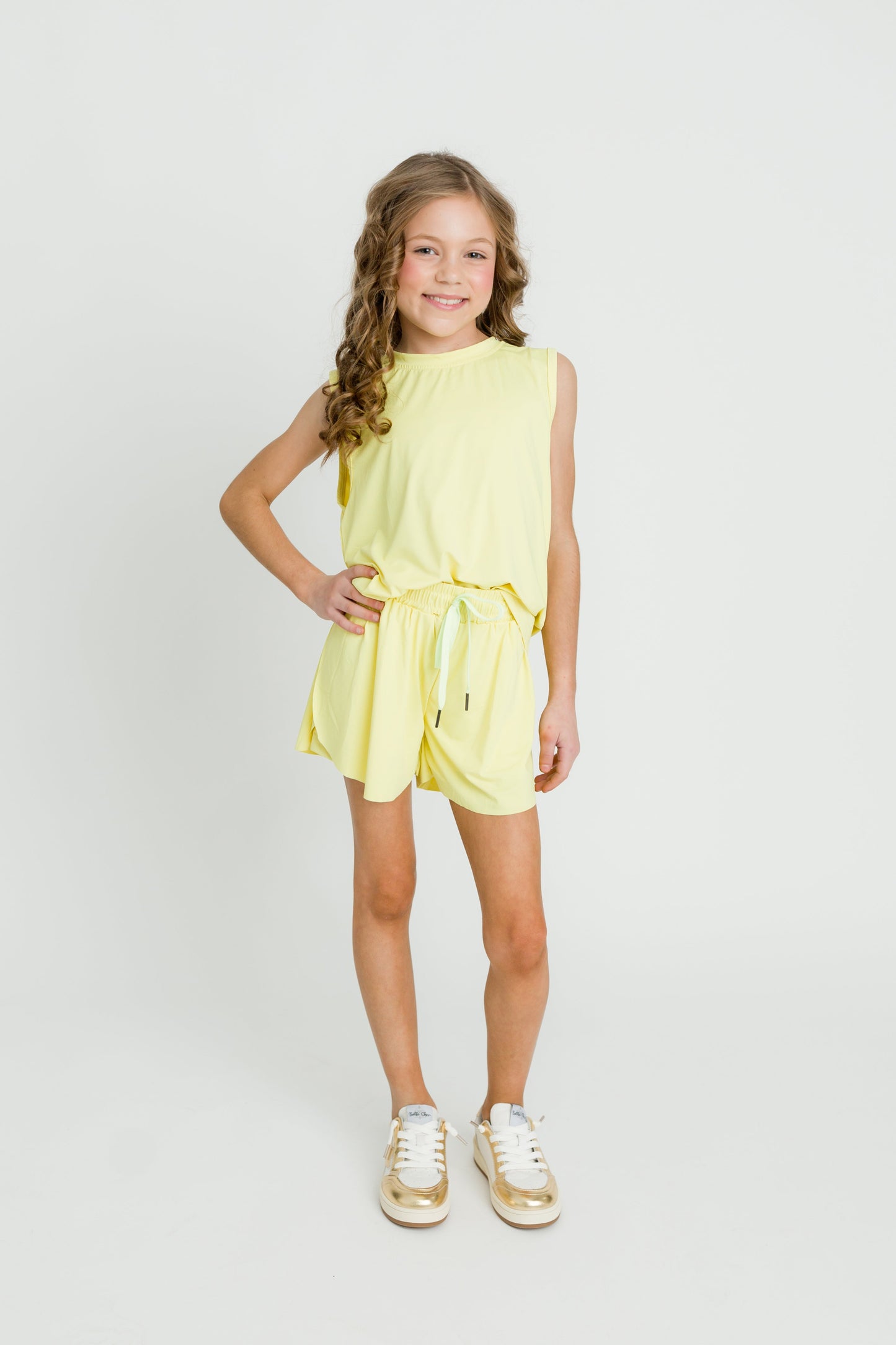 Kids' Yellow Butterfly Shorts