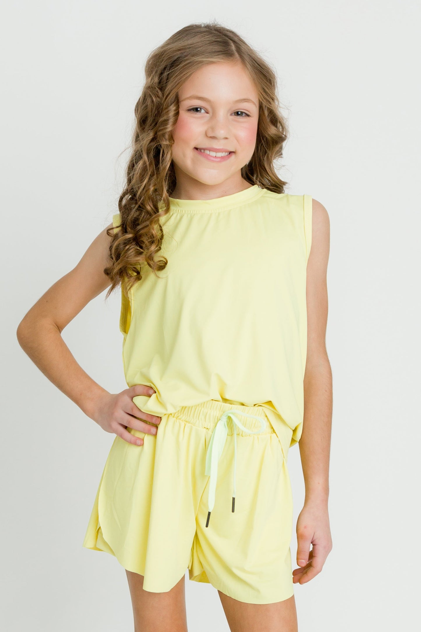 Kids' Yellow High-Low Tank