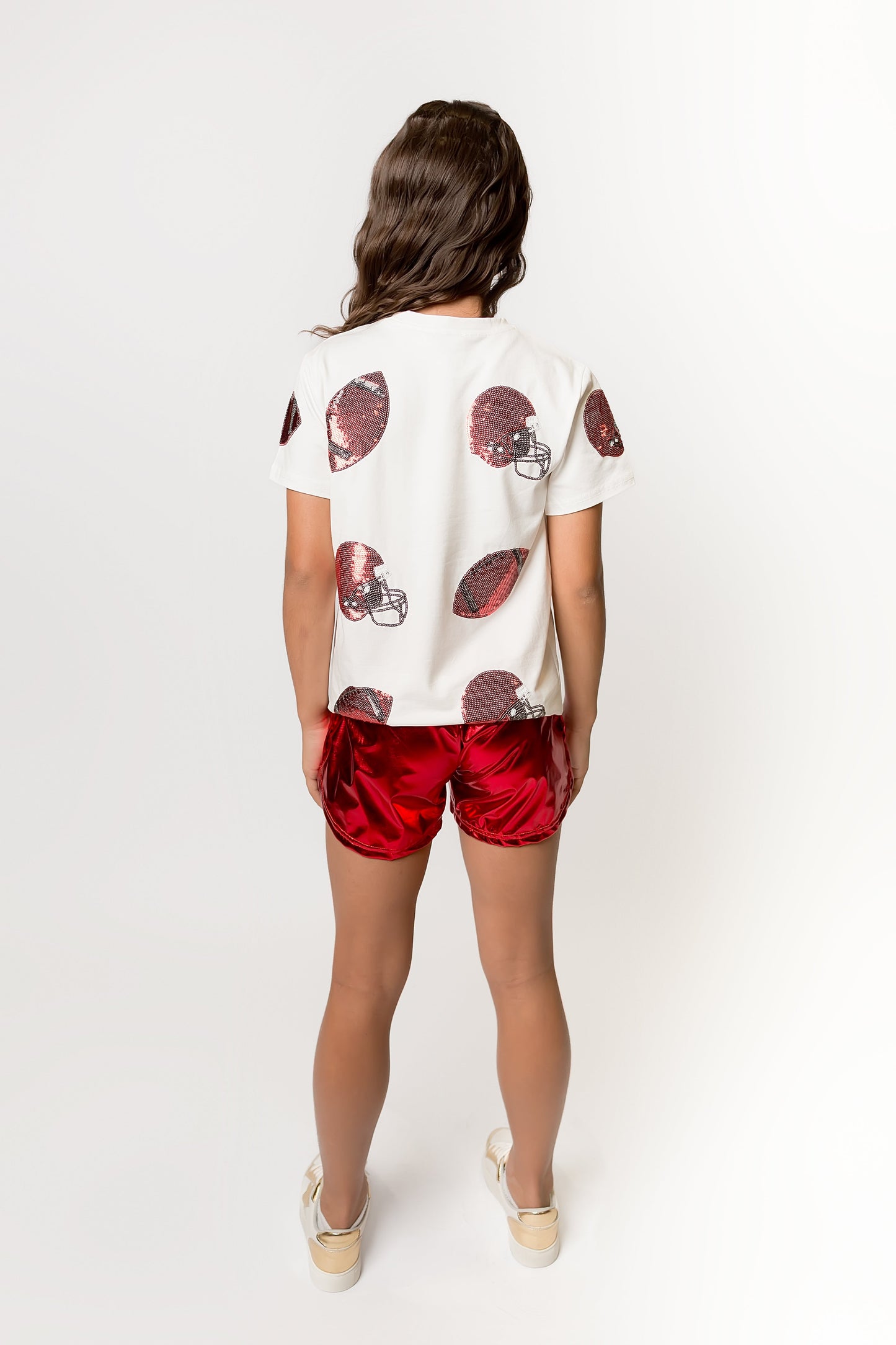 Kids' Football Fever T-Shirt - Black and Red