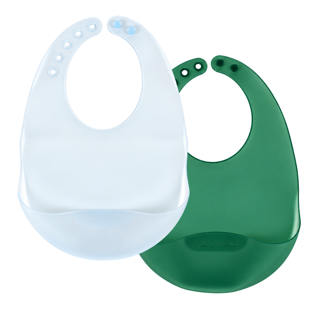 Colugo Fold and Go Silicone Bib 2 Pack