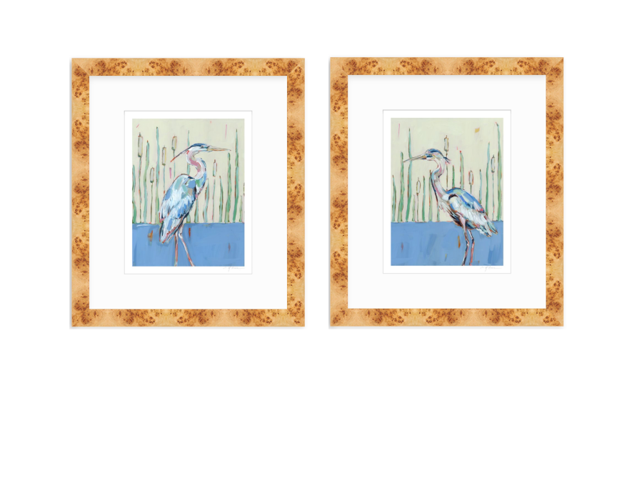 Blue Herons Fine Art Print