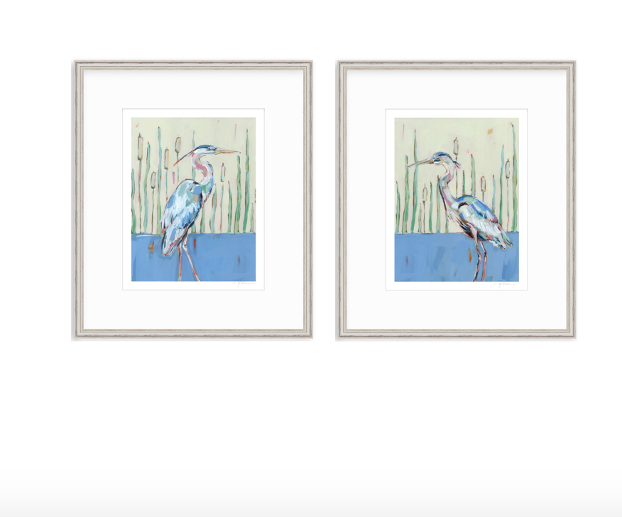 Blue Herons Fine Art Print