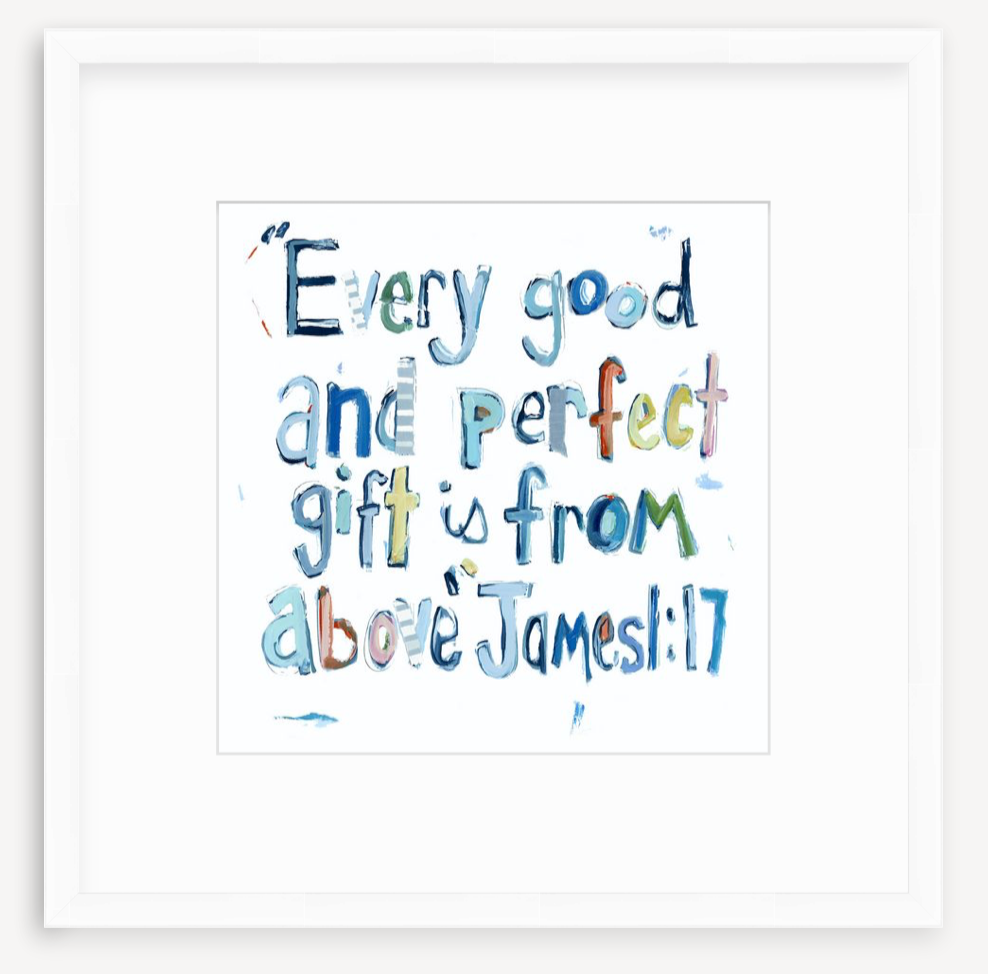 James 1:17 Bible Verse Fine Art Print