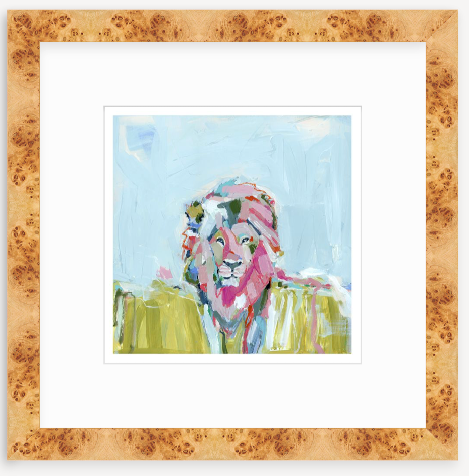 Carry Courage Lion Fine Art Print