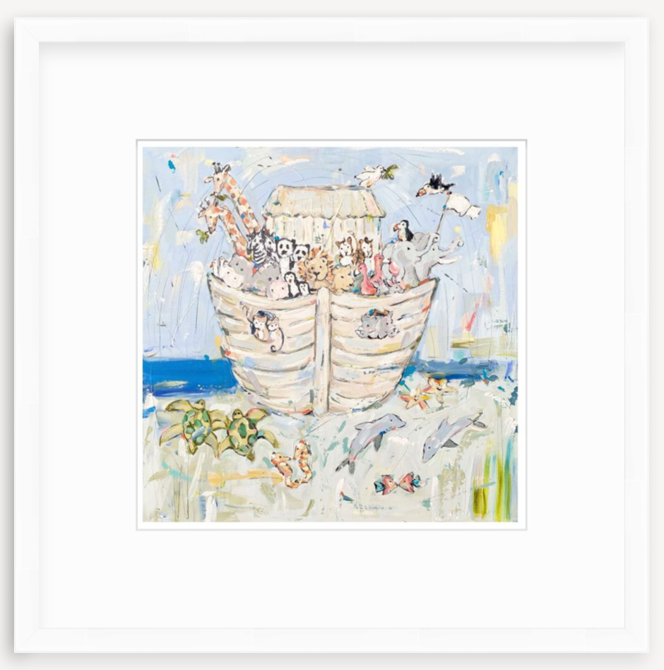 Noah's ark IV Nursery Fine Art Print