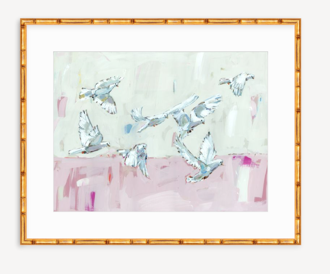 Peace On Earth I Doves Fine Art Print