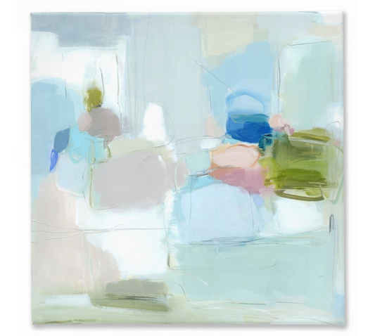 "Breaking Even" canvas