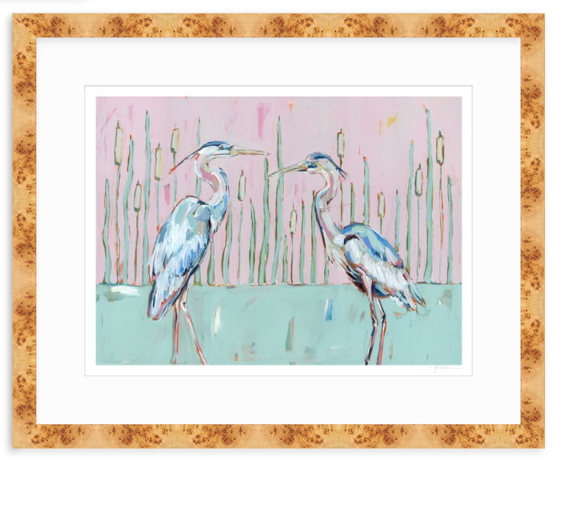 Follow Your Path Blue Herons Fine Art Print