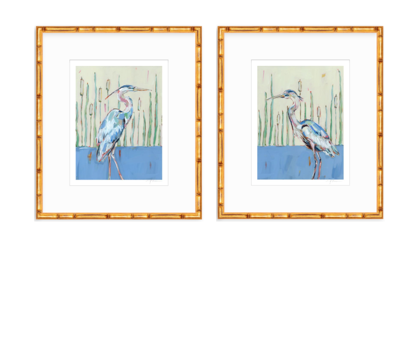 Blue Herons Fine Art Print