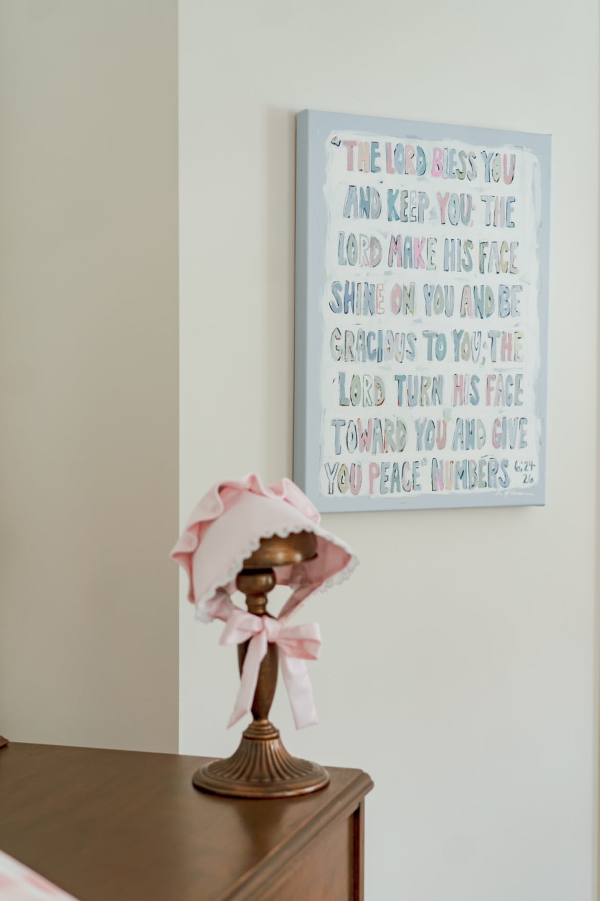 Numbers 6:24-26 on canvas