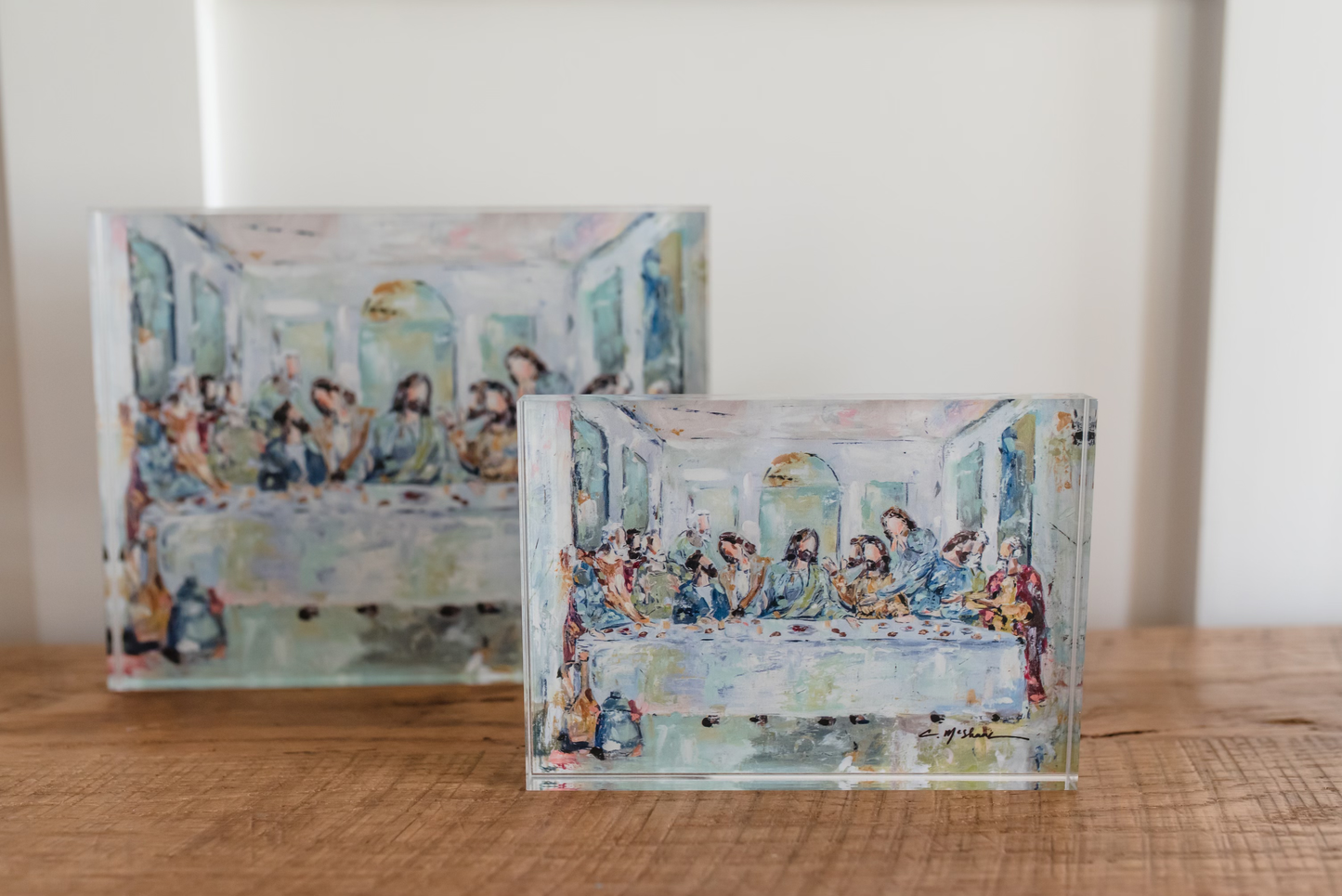 Legacy Meal I Last Supper Acrylic Tabletop Art