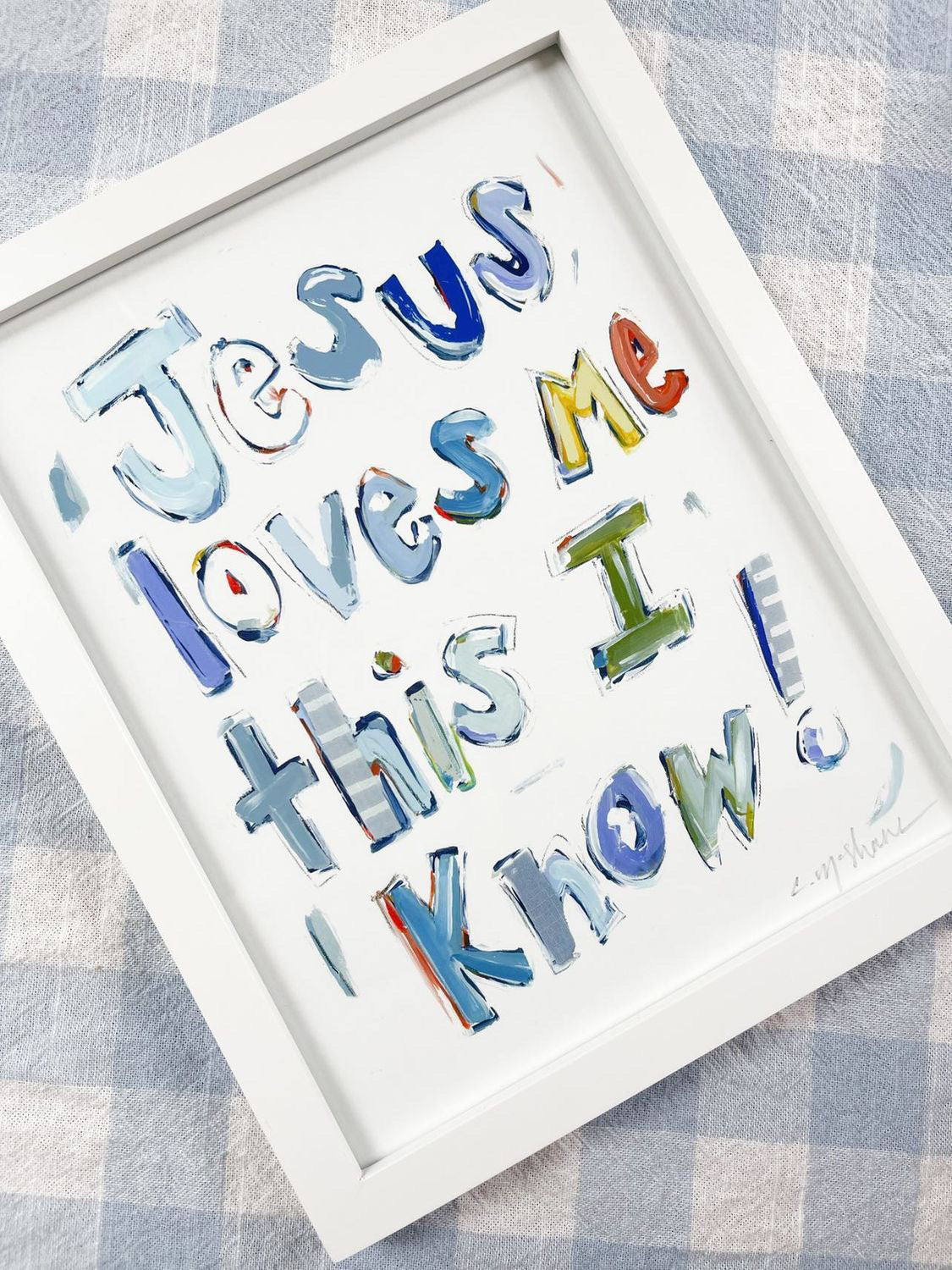 Jesus Loves Me Fine Art Print