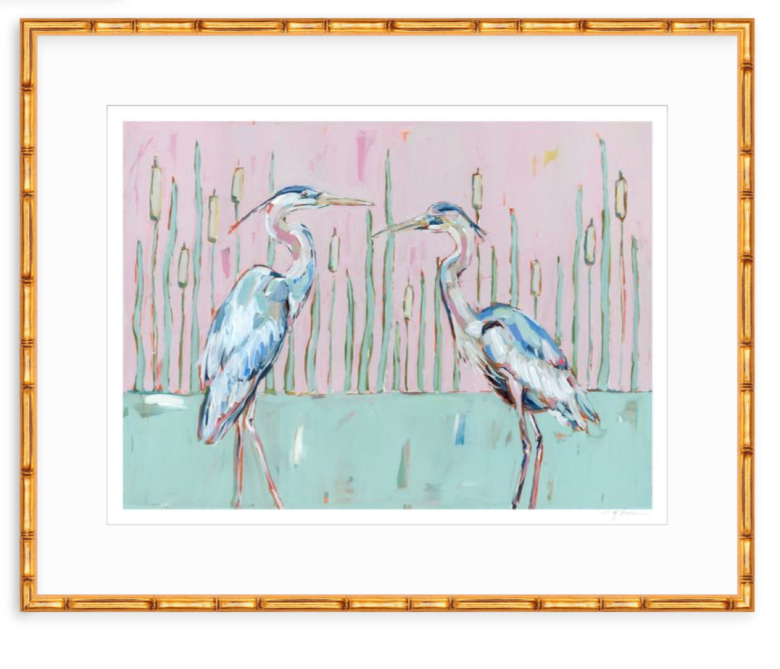 Follow Your Path Blue Herons Fine Art Print